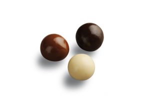 Noisettes au chocolat assorties